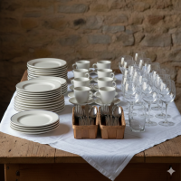 Geschirrleihe und -reinigung