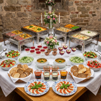 Klassisches Hochzeitsbuffet
